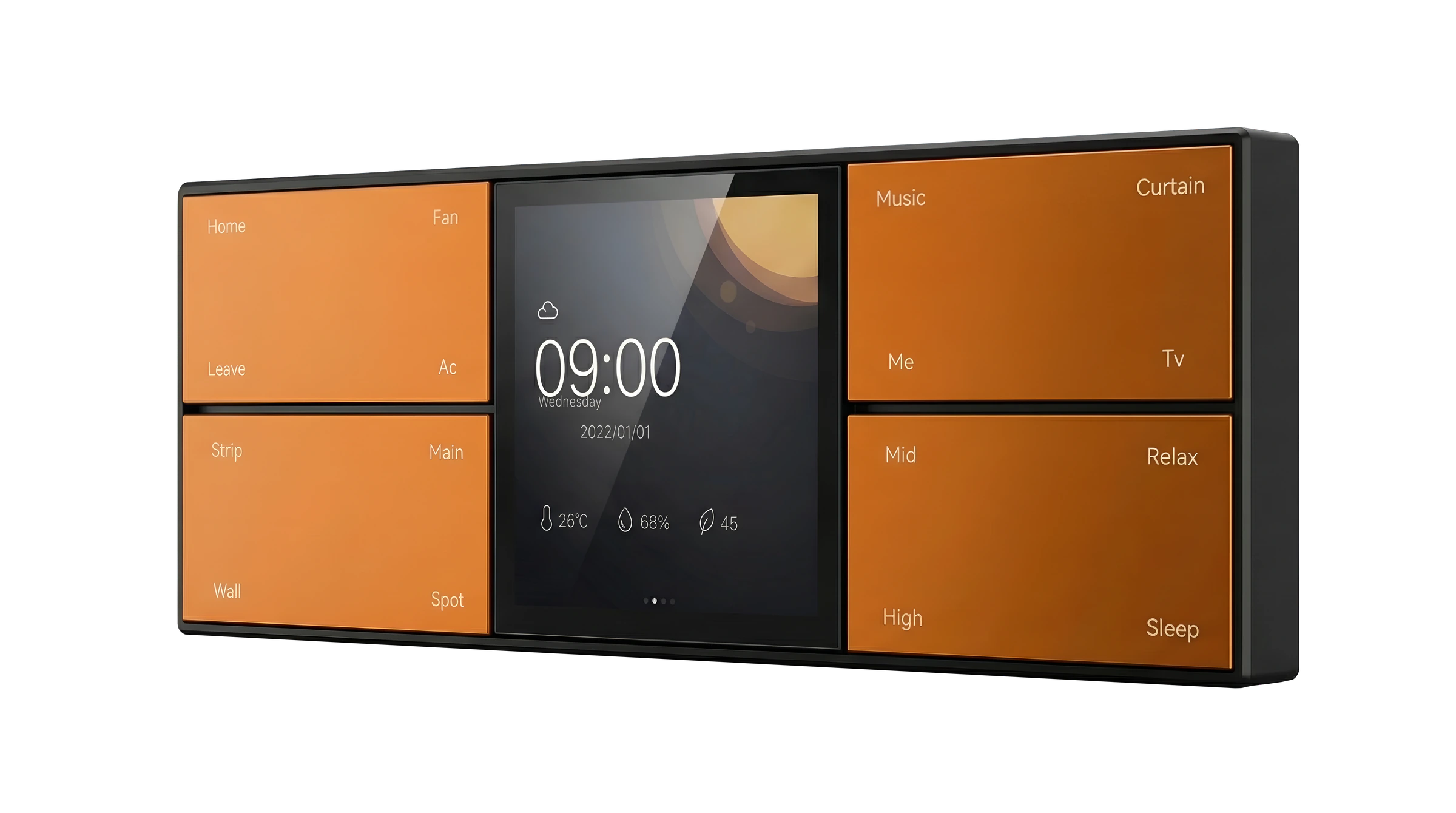 NUE 8M Multi-Functional Smart Switch from the right